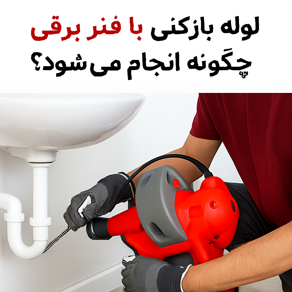 لوله بازکنی با فنر برقی چگونه انجام میشود؟